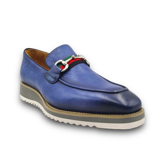 Calf-skin Slip-On Horsebit Loafer "KS515-07R"