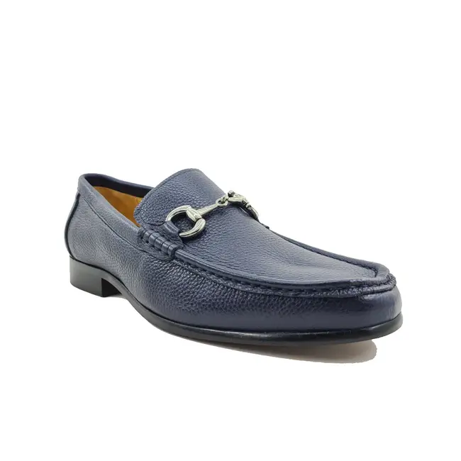 Carrucci Victor Timeless Buckle Loafer in Leather Sole,