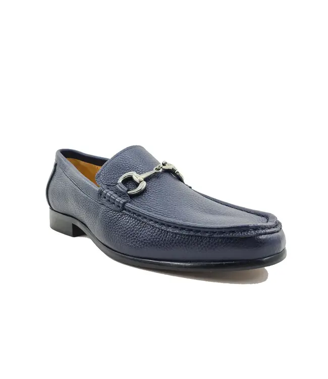 Carrucci Victor Timeless Buckle Loafer in Leather Sole,