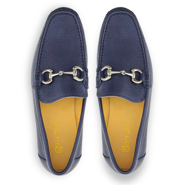 Carrucci Victor Timeless Buckle Loafer in Leather Sole,