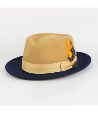 Steven Land The Orleans Fedora | Fine Australian Wool Hat with Snap Brim |