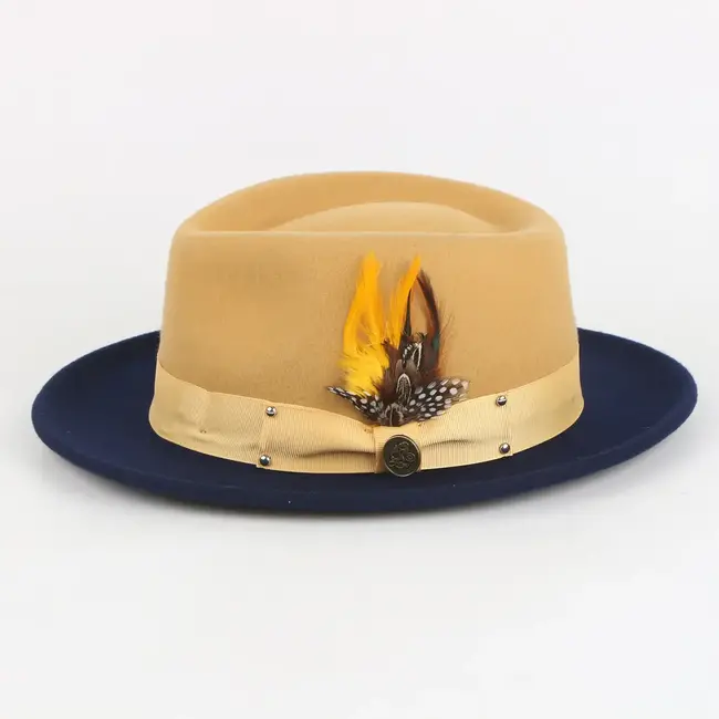 The Orleans Fedora | Fine Australian Wool Hat with Snap Brim |