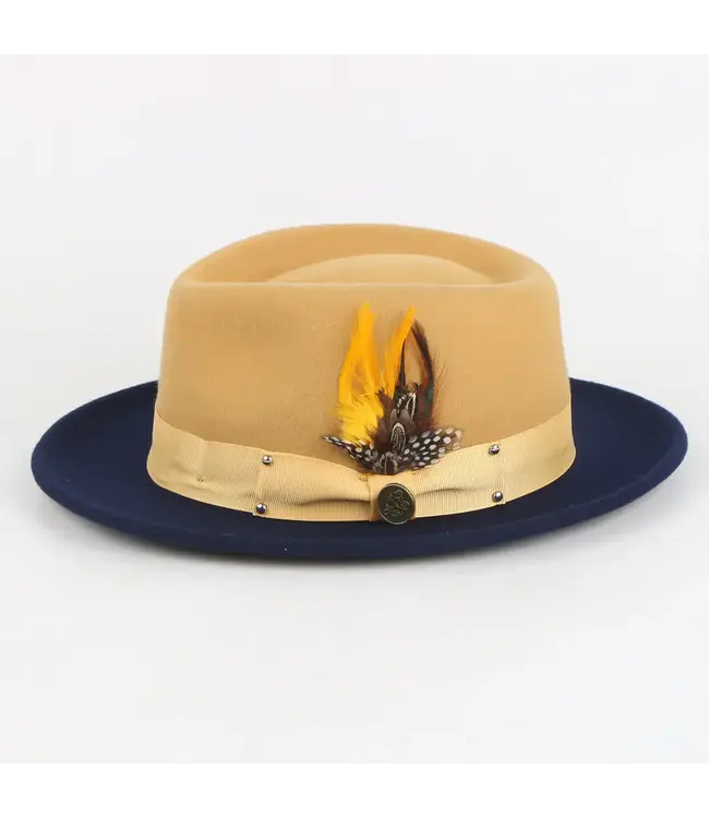 Steven Land The Orleans Fedora | Fine Australian Wool Hat with Snap Brim |