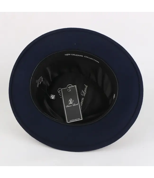 Steven Land The Orleans Fedora | Fine Australian Wool Hat with Snap Brim |