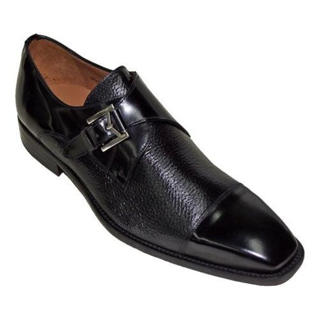 Mezlan "Phoenix" Men's Shoes Deerskin Monk Strap