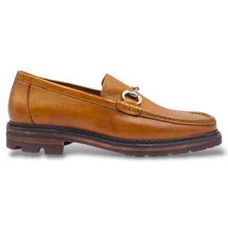 Carrucci Carrucci Men's "Pebble" Leather Buckle Loafer