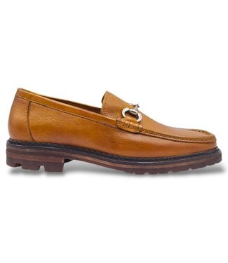 Carrucci Carrucci Men's "Pebble" Leather Buckle Loafer