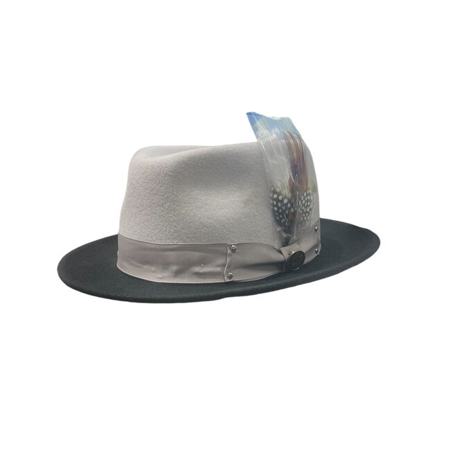 Steven Land The Orleans Fedora | Fine Australian Wool Hat with Snap Brim |