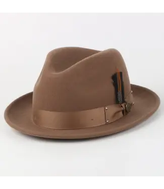 Steven Land The Ayden Fedora | Felt Hat | Brown