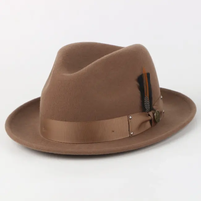 Steven Land The Ayden Fedora | Felt Hat | Brown