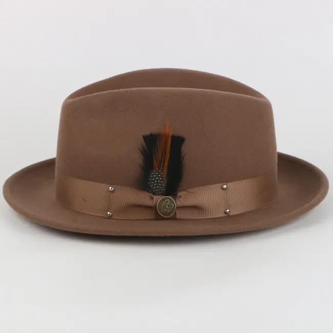 The Ayden Fedora | Felt Hat | Brown