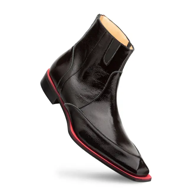 Fabulous Hi-Shine Back Zipper Boot of The Season, "Baroni"