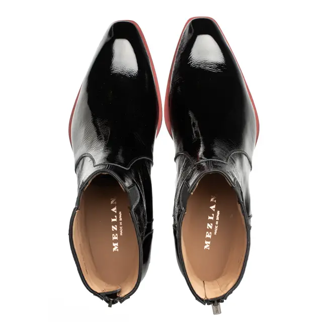 Fabulous Hi-Shine Back Zipper Boot of The Season, "Baroni"