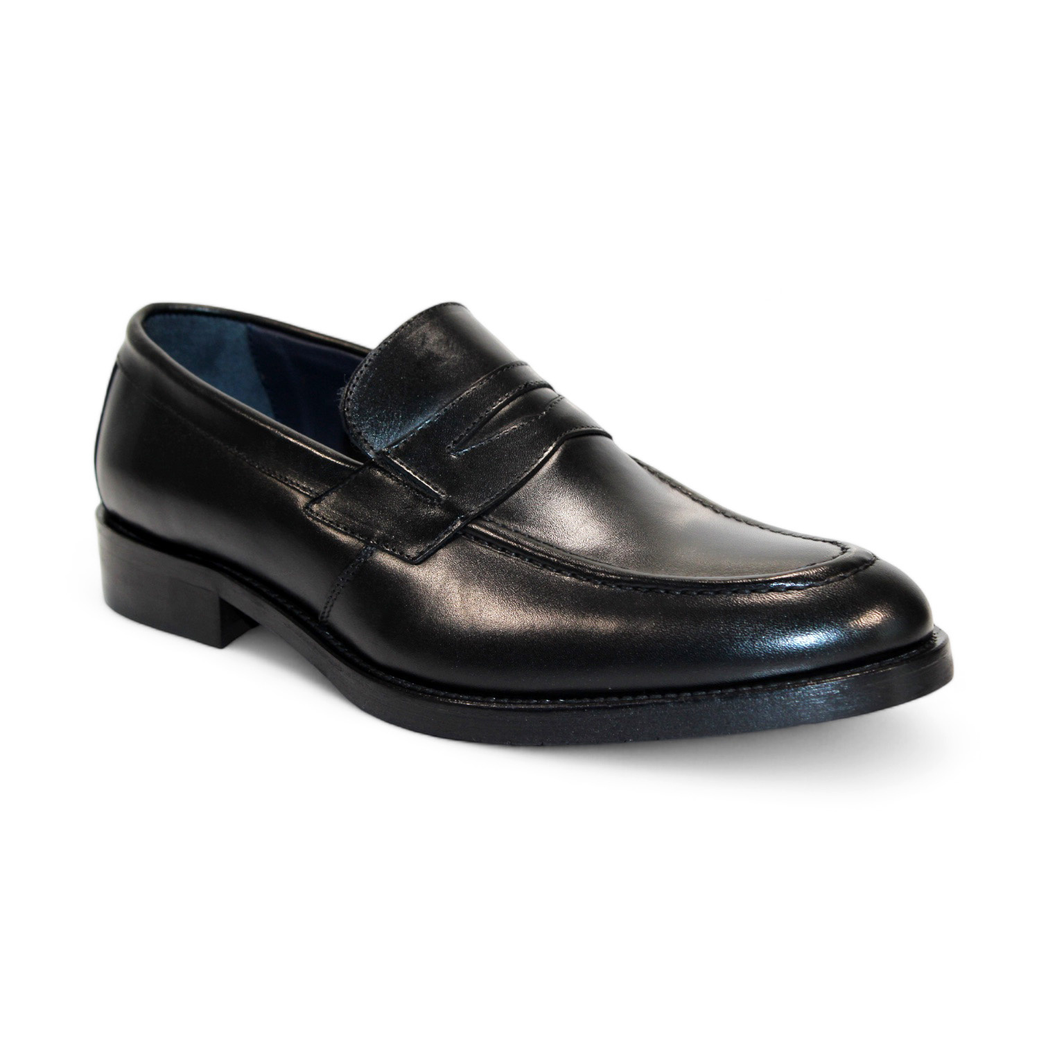 Men’s Genuine Italian Leather Loafers Cognac Brown  main image 3