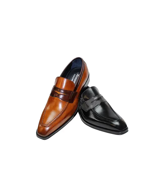 Firmani "Trevor" Calf-Skin Leather Men's Shoes Penny Loafer