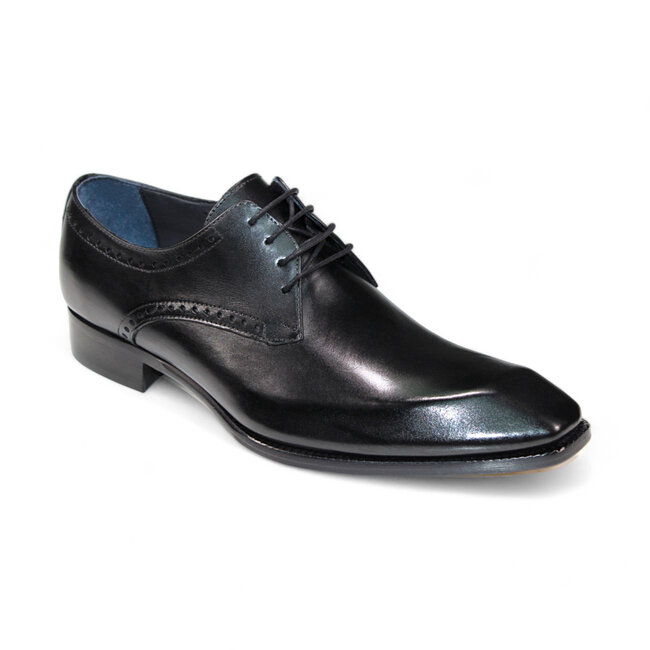 Duca "Arpino" Genuine Italian Calfskin Lace-Up Shoes
