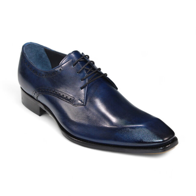 Duca "Arpino" Genuine Italian Calfskin Lace-Up Shoes
