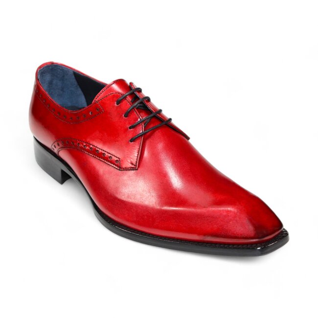 Duca "Arpino" Genuine Italian Calfskin Lace-Up Shoes