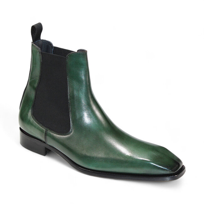 Duca Duca Empoli Men's Shoes Blue Calf-Skin Leather Boots