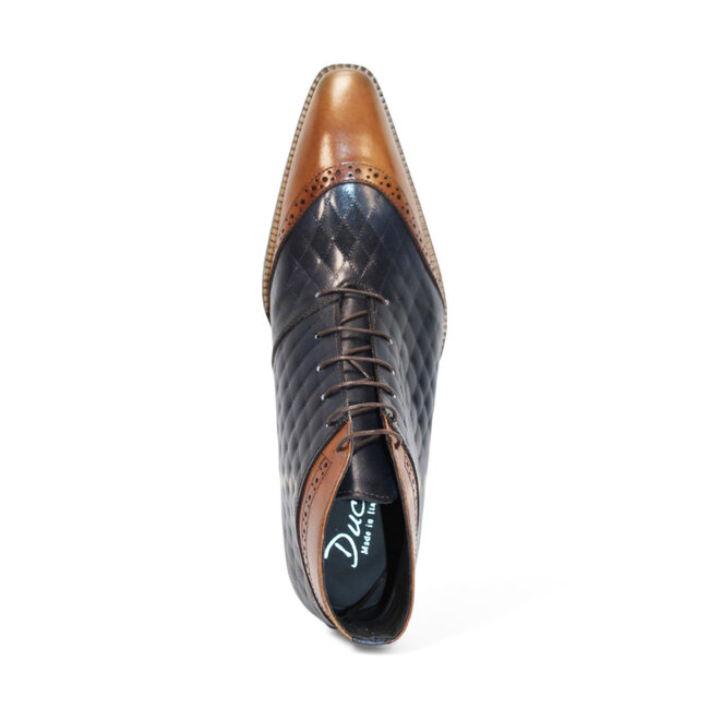 Duca Lauro Men's Shoes Italian Genuine Calf-Skin Leather Boots