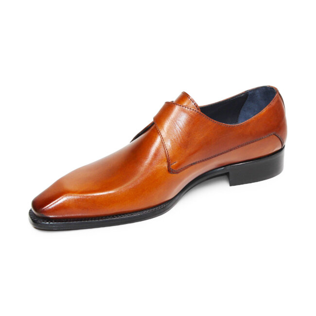 Duca Duca Massa Men's Shoes Gold Monkstrap