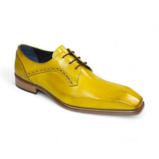 Duca Spada Men's Shoes Light Blue Calf-Skin Leather Oxfords