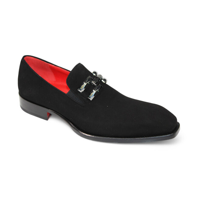 Emilio Franco Emilio Franco "Francesco" Genuine Suede Loafer With Bracelet Shoes
