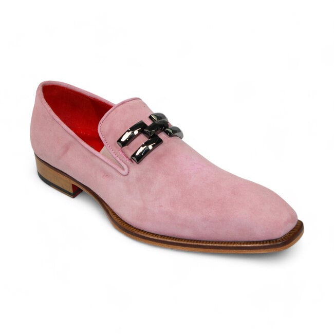 Emilio Franco Emilio Franco "Francesco" Genuine Suede Loafer With Bracelet Shoes