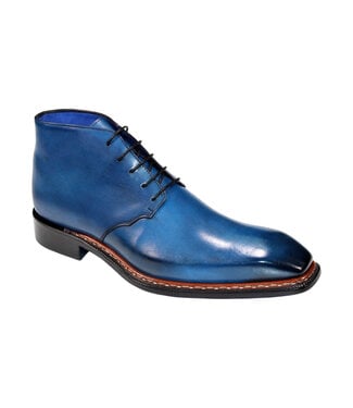 Emilio Franco Emilio Franco 'Rocco' Men's Shoes Black Calf-Skin Leather Boot,