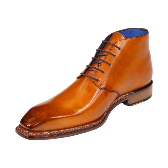 Emilio Franco Emilio Franco 'Rocco' Men's Shoes Black Calf-Skin Leather Boot,