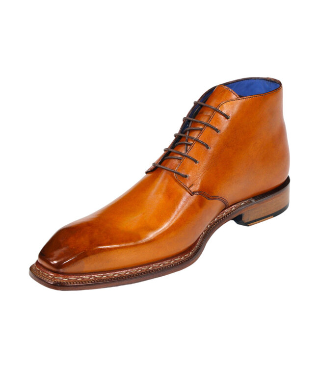 Emilio Franco Emilio Franco 'Rocco' Men's Shoes Black Calf-Skin Leather Boot,