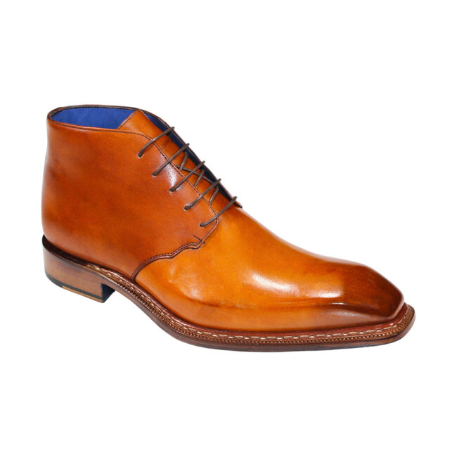 Emilio Franco Emilio Franco 'Rocco' Men's Shoes Black Calf-Skin Leather Boot,