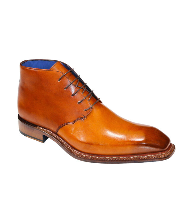 Emilio Franco Emilio Franco 'Rocco' Men's Shoes Black Calf-Skin Leather Boot,