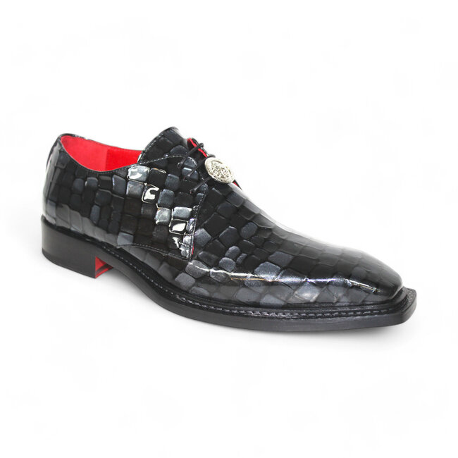 Emilio Franco Couture 'Santo' Patent Croco Print Shoes