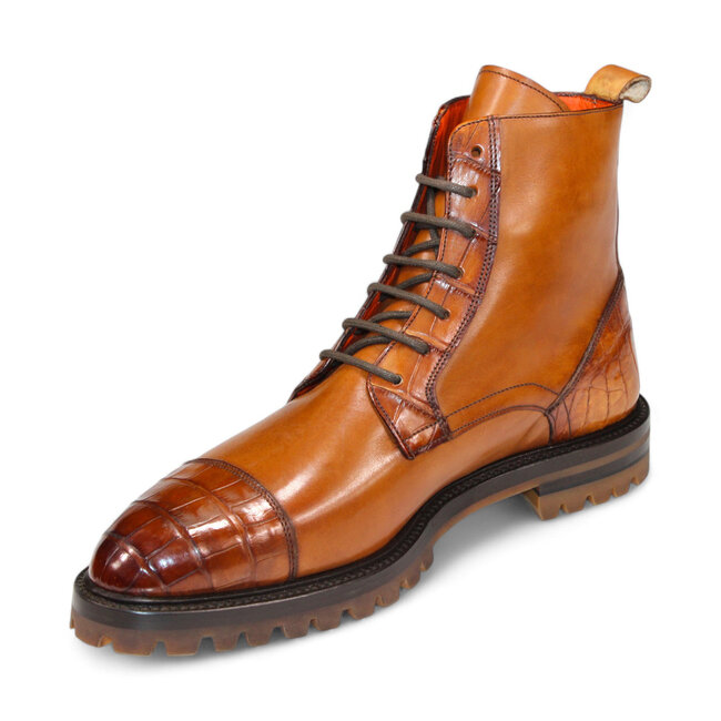 Fennix Bastian Men's Shoes Alligator/Calf Leather Exotic Boots