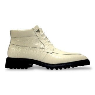 Carrucci CARRUCCI "EMBOSSED" ALLIGATOR BROGUE BOOT