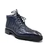 Carrucci CARRUCCI "EMBOSSED" ALLIGATOR BROGUE BOOT NAVY
