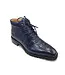 Carrucci CARRUCCI "EMBOSSED" ALLIGATOR BROGUE BOOT NAVY