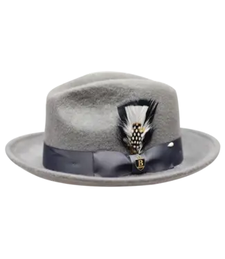 Bruno Capelo Rabbit Collection Wool Felt Fedora Hat Fur Felt Finish