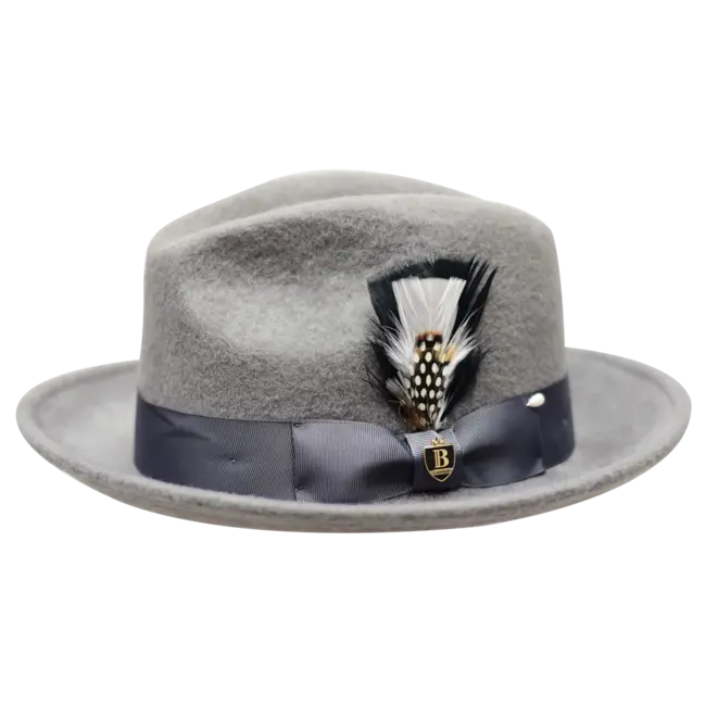 Bruno Capelo Rabbit Collection Wool Felt Fedora Hat Fur Felt Finish