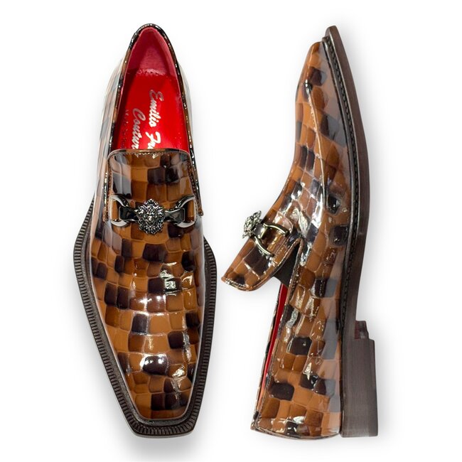 Emilio Franco Couture 'Narciso' Shoes Multi Brown