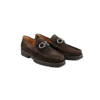 Corrente P043 Newport-With Buckle Suede Loafer