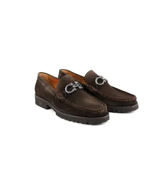 Corrente P043 Newport-With Buckle Suede Loafer