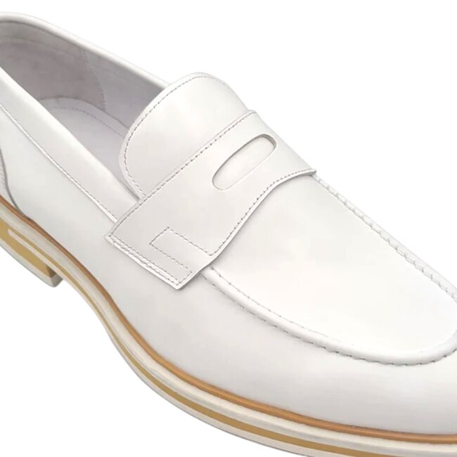 Carrucci Calfskin Penny Loafer 'KS519-04' Mem's Shoes