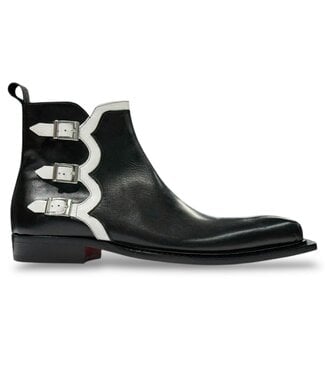 Emilio Franco Emilio Franco Ankle Boot Triple Buckle Genuine Calf-Skin