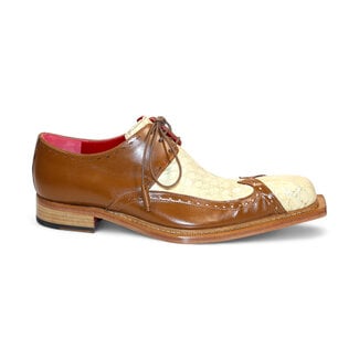 Fennix Fennix ;Harry' Genuine Alligator Shoes Beige/Brown