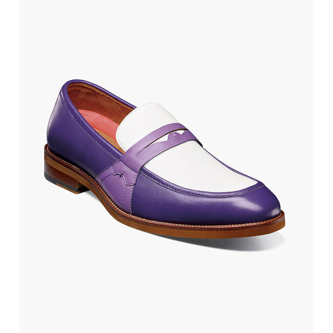 Stacy Adams Prichard Moc Toe Penny Slip On