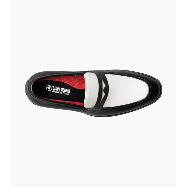 Stacy Adams Prichard Moc Toe Penny Slip On