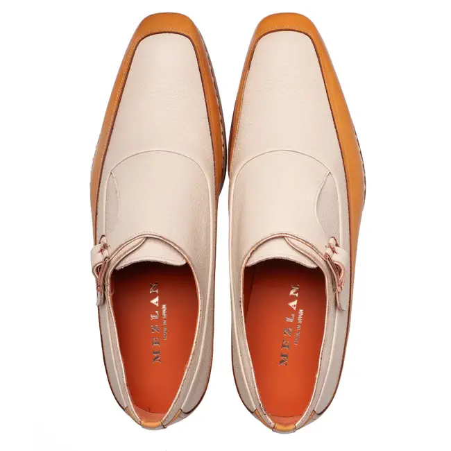 Mezlan 'Cadena' Two-Tone Monk Strap