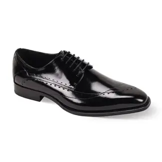 Giovanni Giovanni Triston Men's Leather Dress Shoe - Sleek Perforations